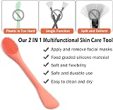 RamPula Silicone Face Mask Brush Dual End Spatula & Bristle Scrubber view 3