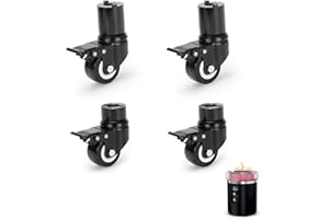 Grilltonic Wheel Kit for Ninja Fireside360 Outdoor Heater & Fire Pit, Caster Wheels Compatible with Ninja Fireside360, Lockin