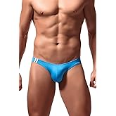 Malowinda Men's Spandex Bikini Low Rise Micro Briefs Underwear