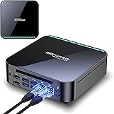 DreamQuest Mini PC W-11 Pro,12th Intel N95 (Up to 3.4GHz) 16GB RAM 512GB SSD, Mini Desktop Computer with Dual LAN, Dual HDMI