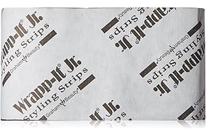 Graham Professional Beauty Wrapp-It Jr Styling Strips, Black