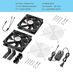 Wathai 120mm Muffin Fan Dual Ball with AC 110v