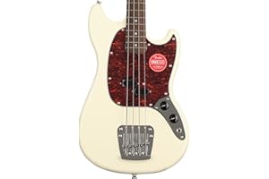 Squier by Fender Classic Vibe 60's Mustang Bass - Laurel - Olympic White