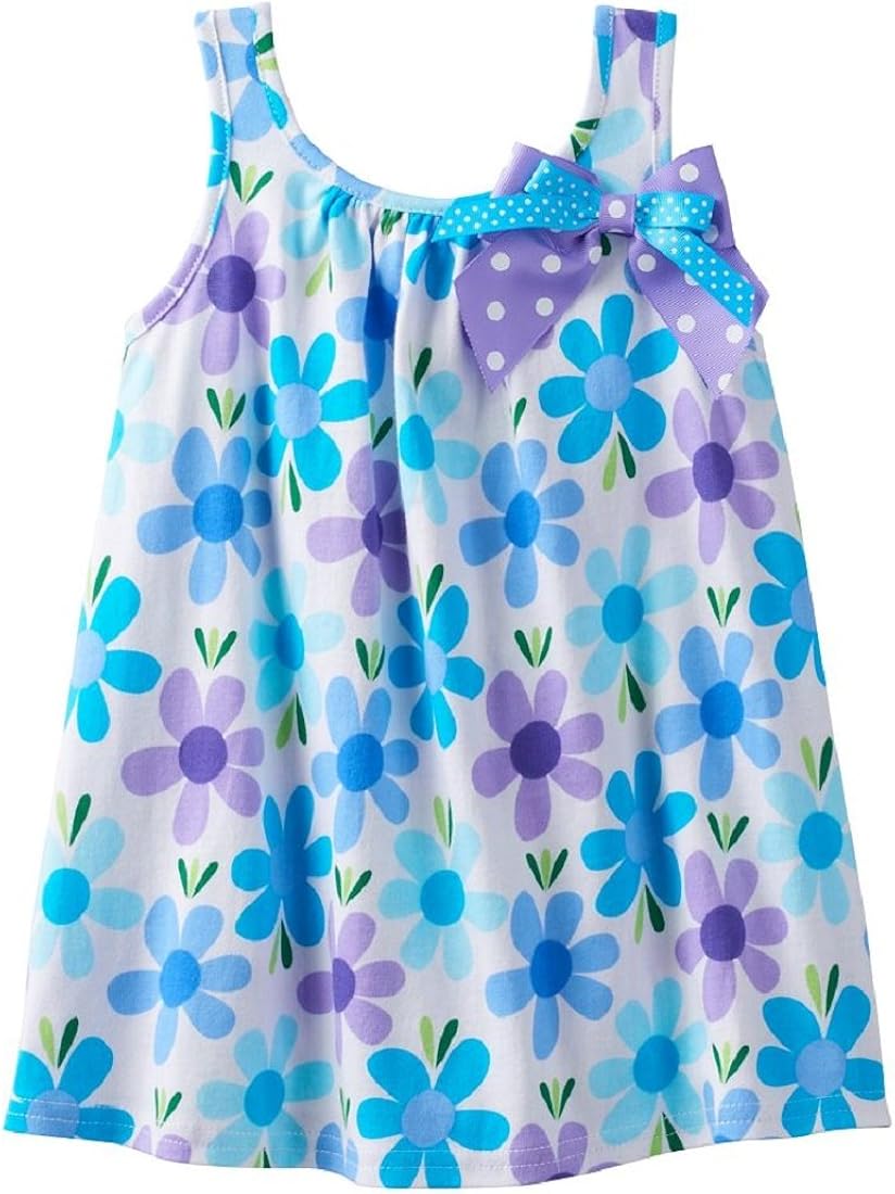 purple and white sundress