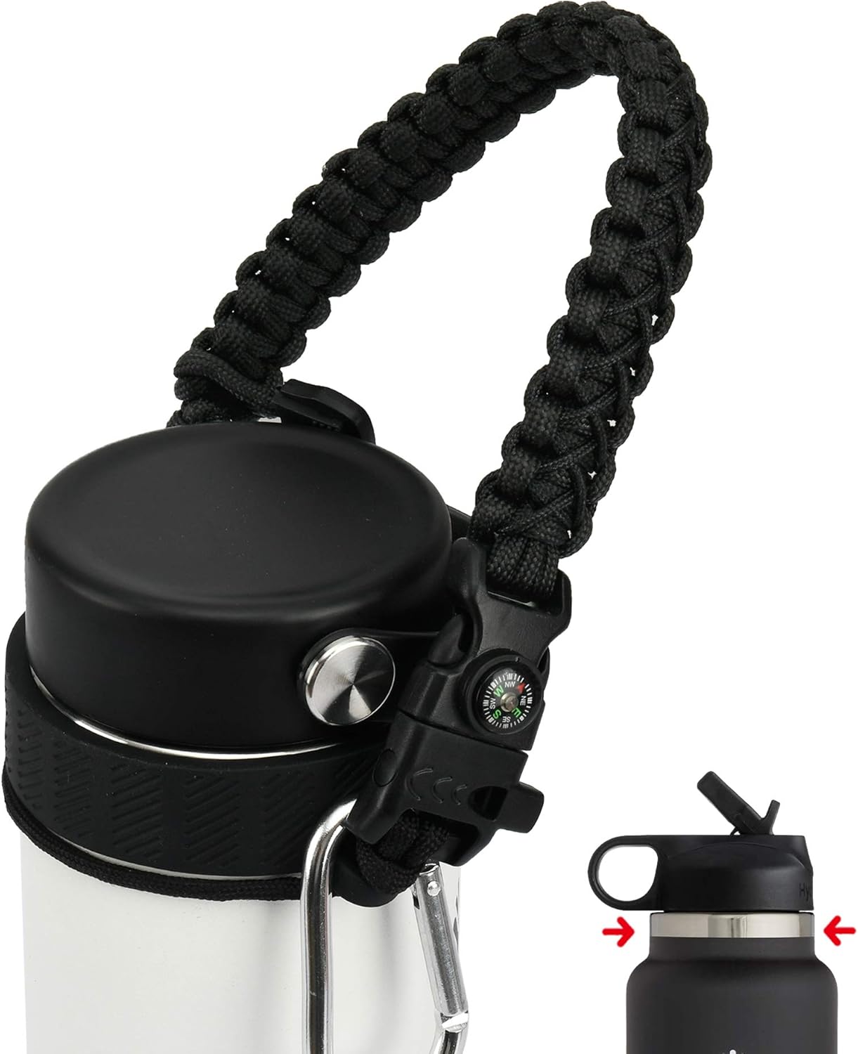 braided handle for hydro flask