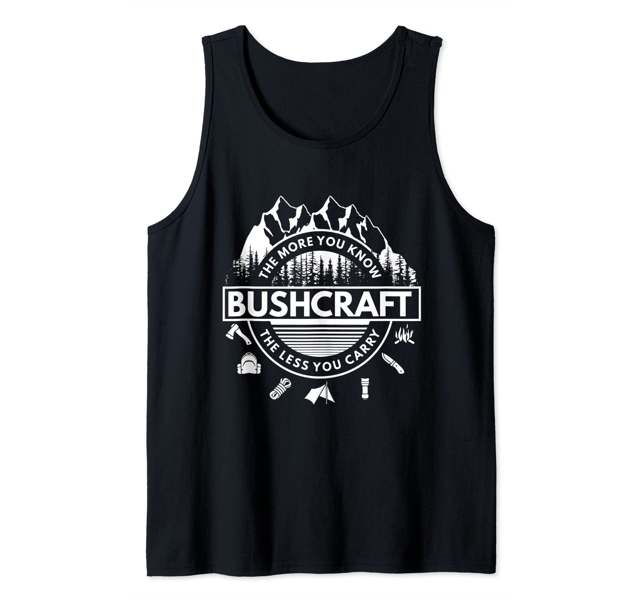 Bushcraft knowledge Bushcrafter wilderness nature Tank Top