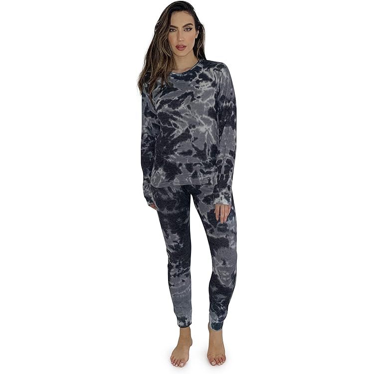 Amazon.com: Womens Tie-Dye Sweatshirt Set,2 Piece Sport Outfits