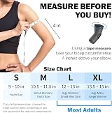 POWERLIX Elbow Support 2 Pack Compression Sleeve Small Black view 4