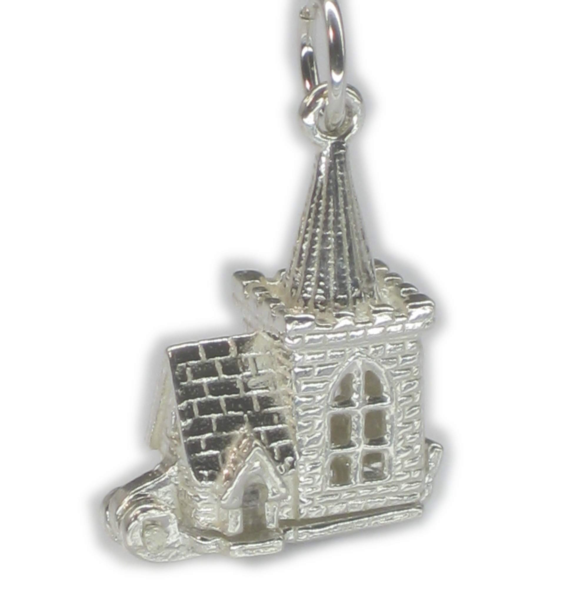 Maldon Jewellery Church opening sterling silver charm .925 x 1 Holy Churches charms