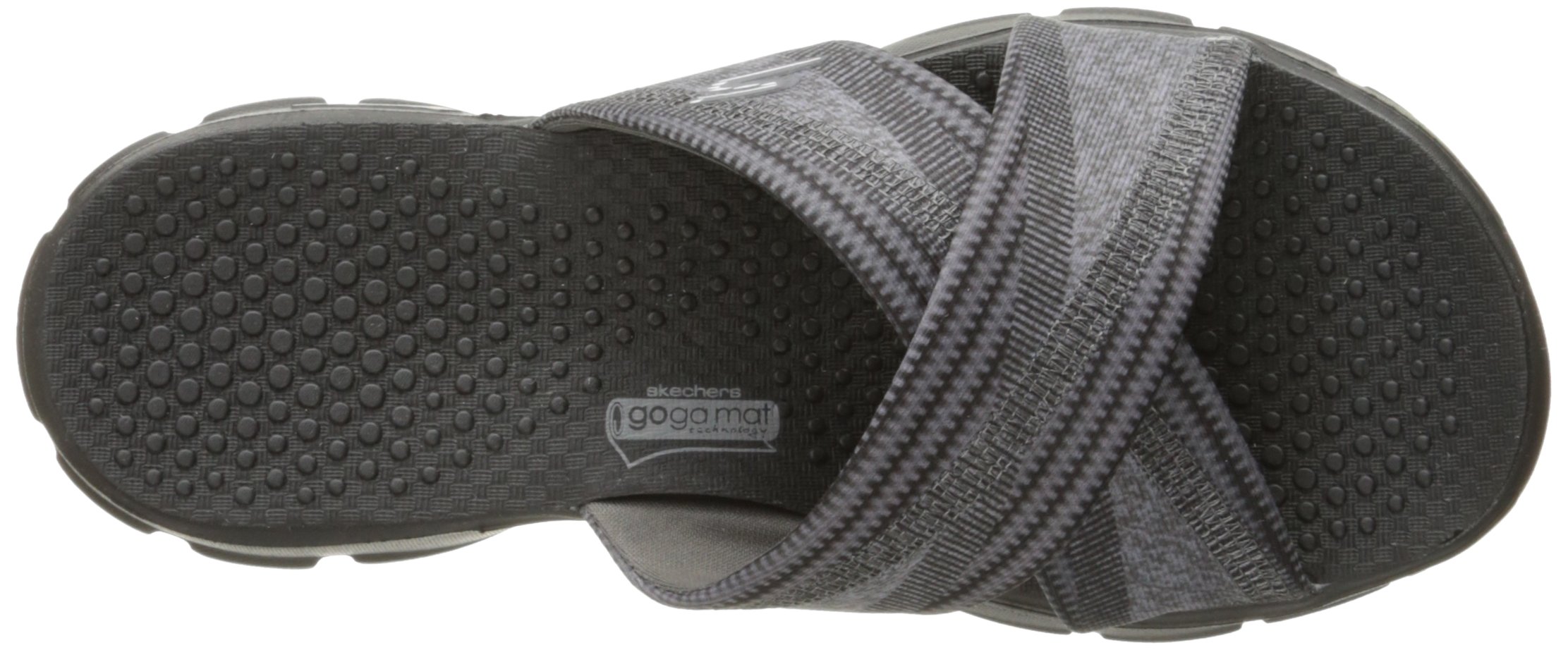 skechers women's performance go walk fiji flip flop