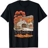 Vermont Fall Scenery Autumn Harvest Souvenir T-Shirt