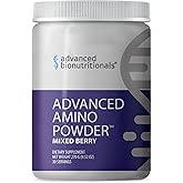 Advanced Bionutritionals – Advanced Amino Powder, Amino Acid Supplement, Build Muscle, Post Workout Recovery, Energy,Non-GMO, Gluten Free, Dairy Free, Vegan (30 Servings)