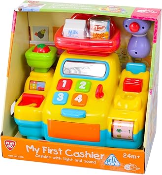 PlayGo 2448 - Caja registradora de juguete (funciona con pilas) [importado de Alemania]: Amazon.es: Juguetes y juegos