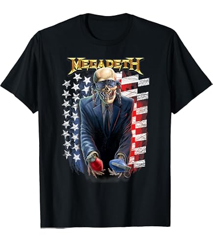 Amazon.com: Megadeth - Vintage General Vic T-Shirt : Clothing