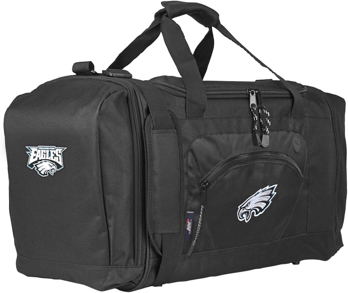 NFL Philadelphia Eagles "Roadblock" Duffel, 20" x 11.5" x 13" : Sports & Outdoors