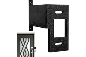 Ring Doorbell Angle Mount,Camera Extender | Ring Doorbell Bracket - for Yard Indoor Outside House Door Garden Gate Patio Gara