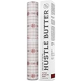 Hustle Butter Second Skin Tattoo Wrap - 9.8 Inches x 2.2 Yards - Transparent Adhesive Roll - Easy Removal, Mess-Free Body Art Wrap - Breathable & Latex-Free - for Medium Tattoo Aftercare