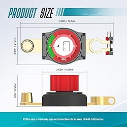 Hilictokt Top Post Battery Disconnect Switch On/Off