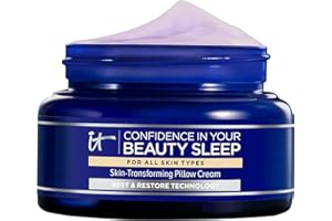IT Cosmetics Confidence in Your Beauty Sleep Night Cream - Anti-Aging Face Moisturizer, Ceramides & Hyaluronic Acid, Visibly Improves Fine Lines, Wrinkles, Dryness, Dullness & Loss of Firmness