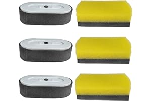 SDSXDYVME 3 Set Air Filter Kit Lawn Mower Replace 3660-10070 3660-10080