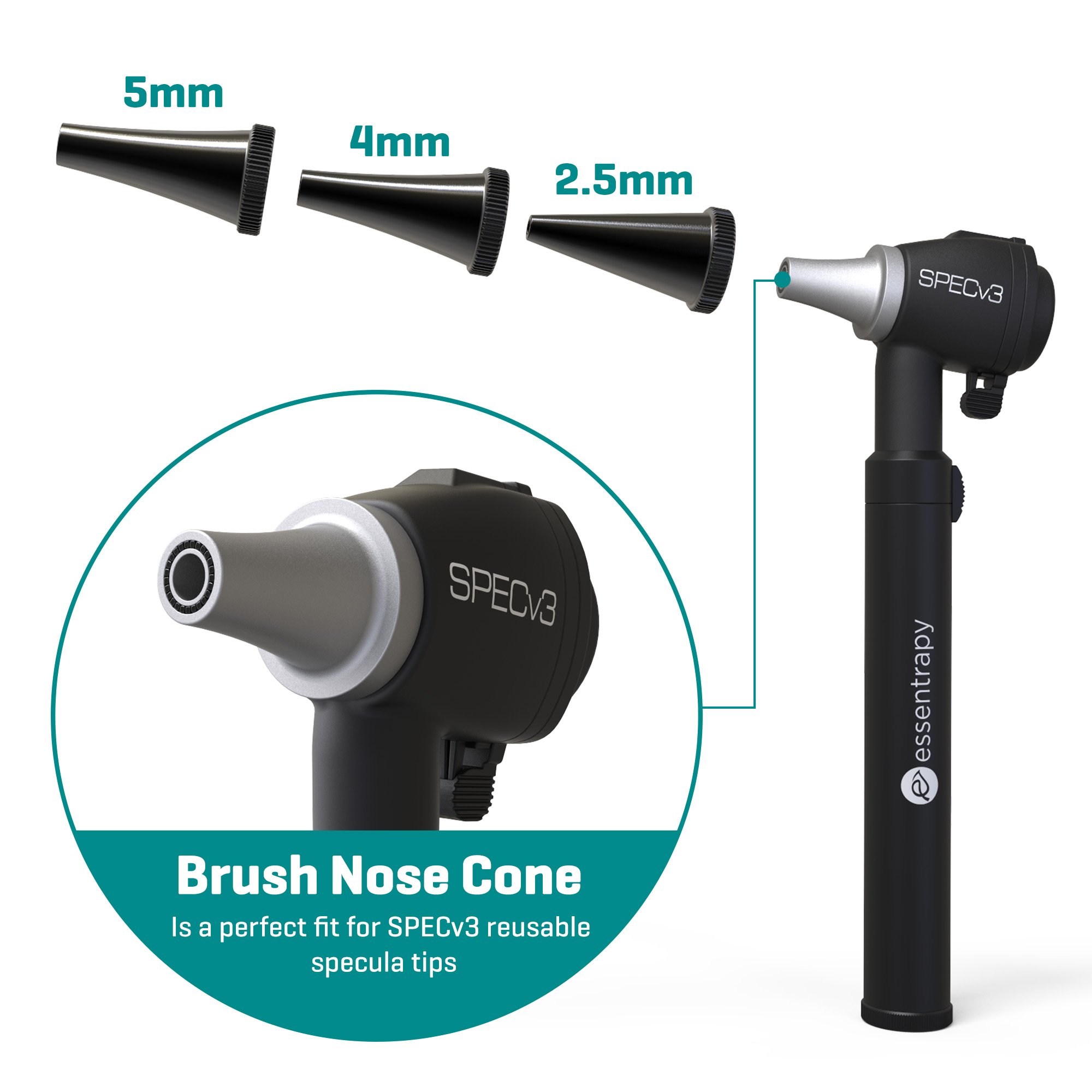 SPECv3 Fiber Optic LED Ear Otoscope FDA Approved Ear Care