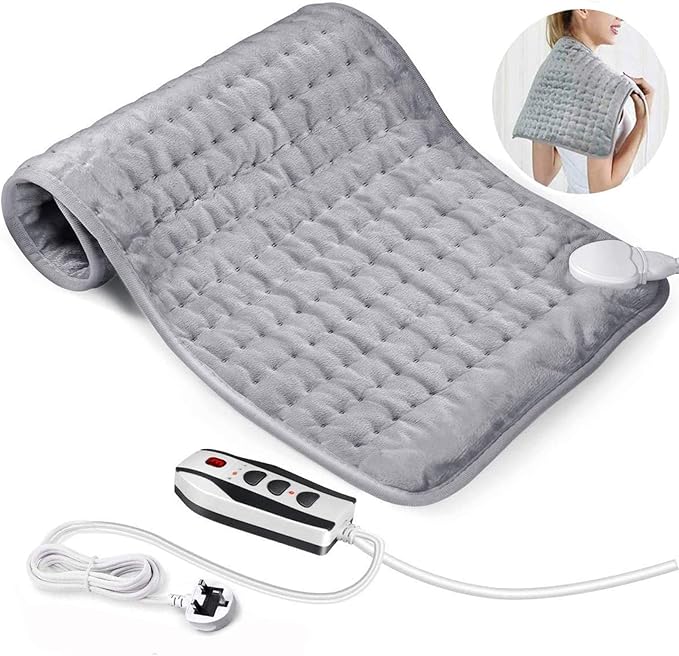 Heating Pad, Electric Fast Heat Pad with 6 Heat Settings, Machine