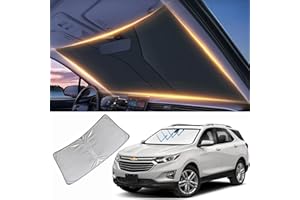 LZYYQX Windshield Sun Shade for Chevy/Chevrolet Equinox Front Window Shades Cover for 2010-2024 Equniox Windshield Sun Visor Protector Car Accessories