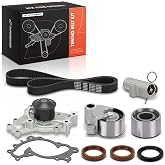 A-Premium Engine Timing Belt Kit with Water Pump Tensioner | Compatible with Toyota Camry 94-01, Sienna 98-03, Avalon 95-04, Solara 99-03 &amp; Lexus ES300 94-01, RX300 99-03