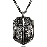 Hero Company St. Michael Pendant - St. Michael The Archangel Necklace - Helps Pair Veterans with a Service Dog or Shelter Dog