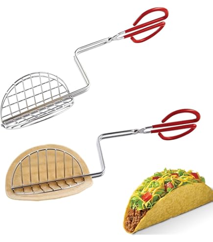 Pinza Taco Pinza Per Taco In Acciaio Inox | Manico Lungo Per Frittura