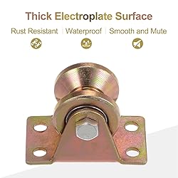 HARFINGTON 8pcs 1.2" V Groove Wheel Sliding Gate