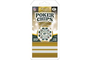 NFL Unisex-Adult 20-Piece Casino Style Poker Chips