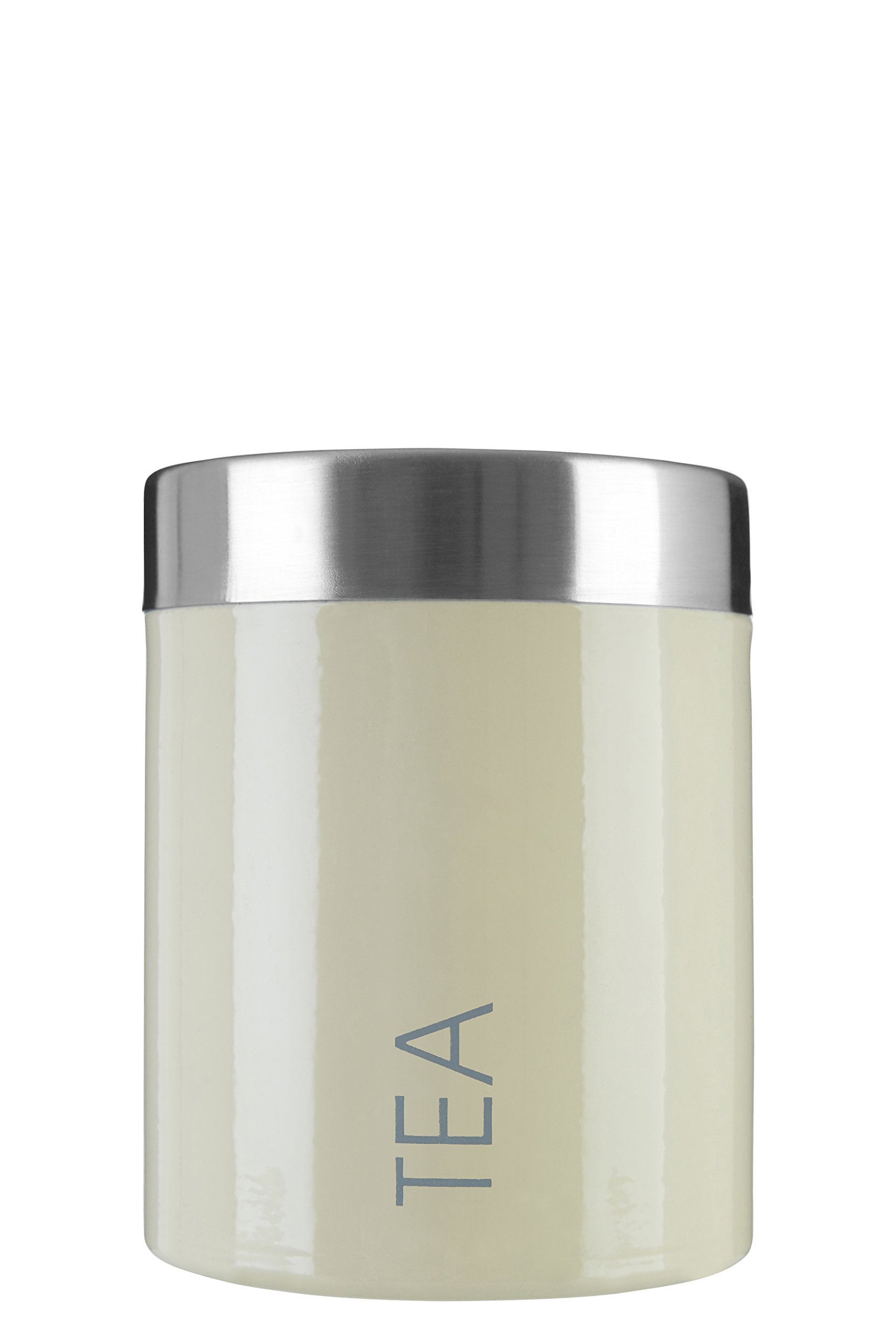 Premier Housewares 508681 Tea Canister - Cream, H13 x W10 x D10cm