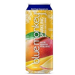 Blue Monkey Sparkling Mango Juice - Real Fruit