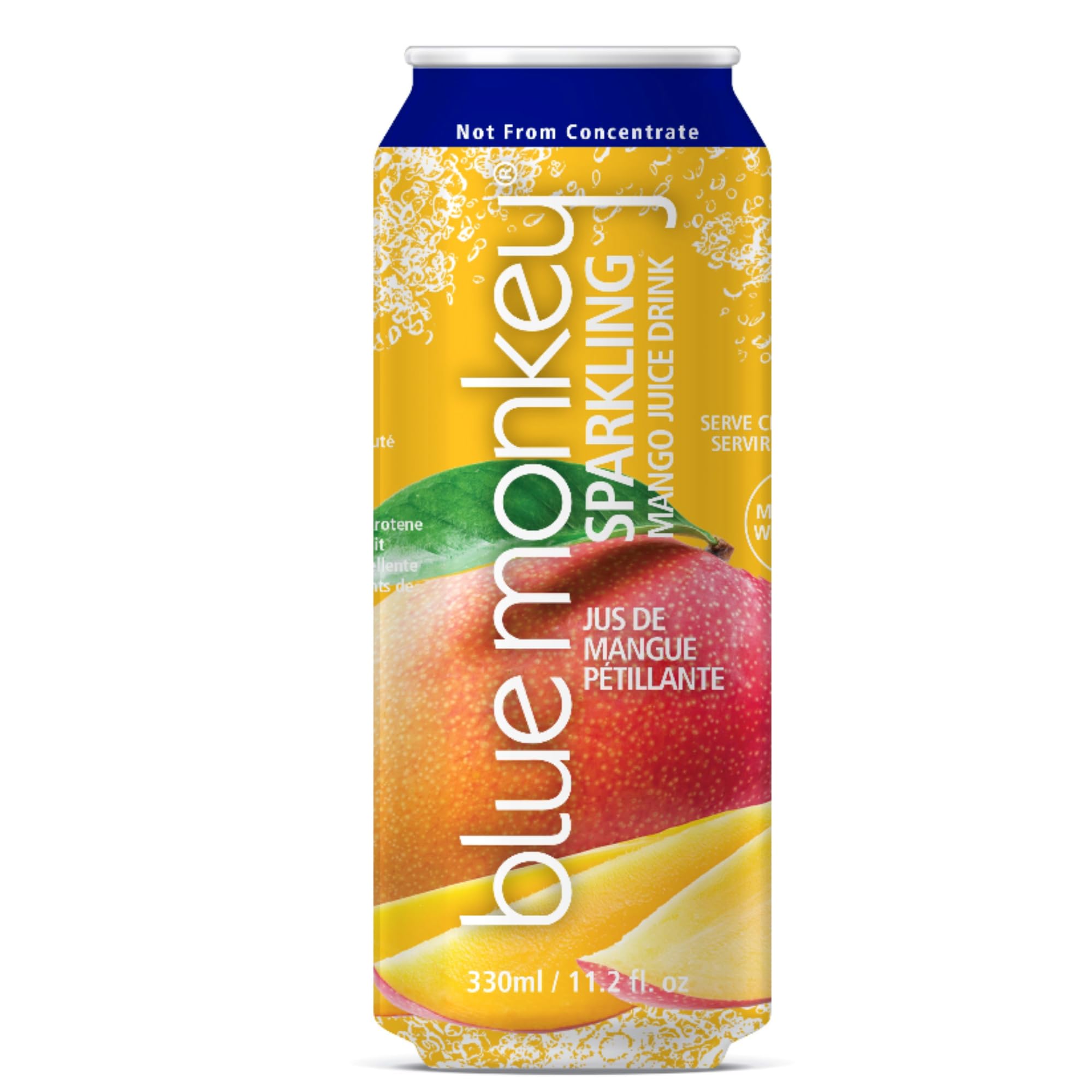 Blue Monkey Sparkling Mango Juice - Real Fruit