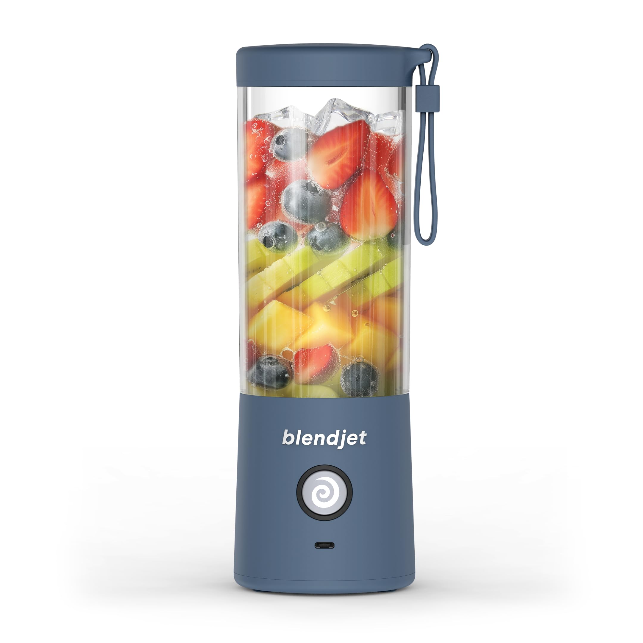 Photo 1 of BlendJet Portable Blender for Smoothies & Shakes - 16oz BlendJet 2 Cordless Personal & Small Blender, USB-C Rechargeable & Self Cleaning - Quiet Mini Travel Blender with Stainless Steel Blade (Cloud)…