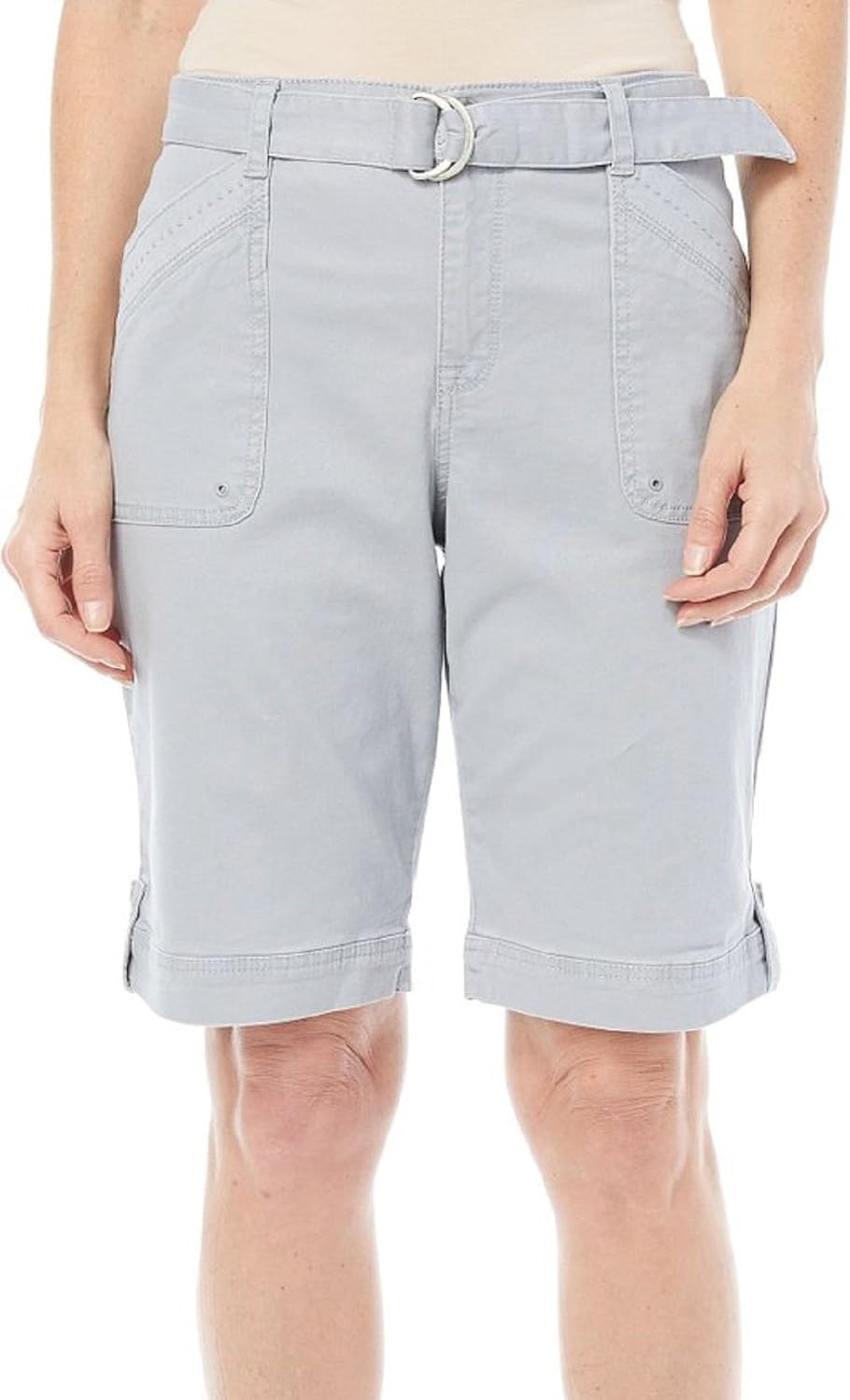 gloria vanderbilt khaki unlimited shorts
