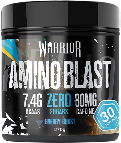Warrior Amino Blast BCAA Powder 270g Fruit Salad – 5g BCAA per serving