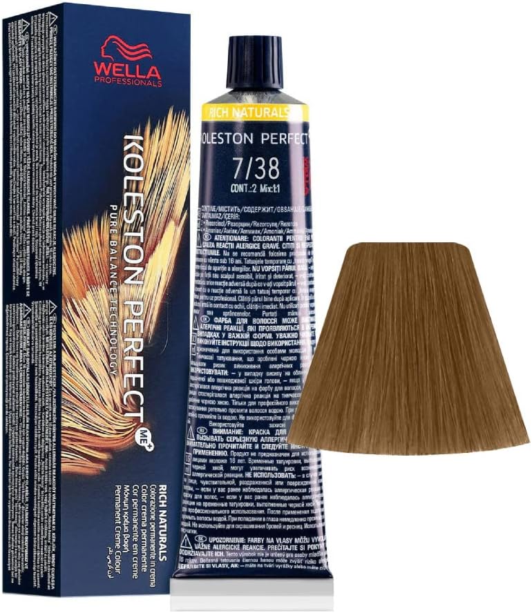 Wella Koleston Perfect Me+ 7/38 60 ml Professional Hair Color Dye