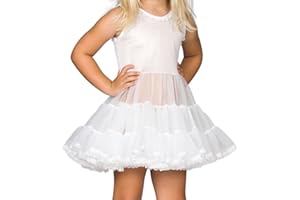 IC COLLECTIONS I.C. Collections Baby Girls White Bouffant Slip Petticoat, 6m - 24m