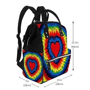tie dye diaper bag