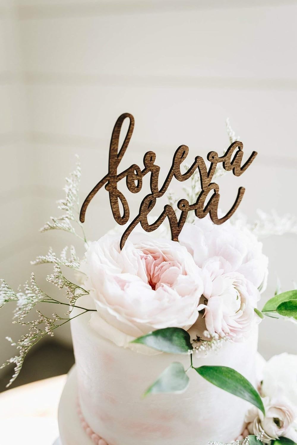 Amazon Com Rustic Foreva Eva Wedding Cake Topper Forever Ever Cake Toppers Rustic Country Chic Wedding Wedding Cake Topper Beach Cake Topper Handmade
