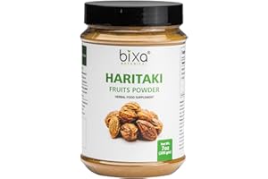 bixa BOTANICAL Haritaki Powder | Terminalia Chebula | 200 Grams / 7 OZ | Ayurvedic Herbal Supplement | Gluten Free, Non-GMO, Steam Treated, Vegan, 100% Pure.