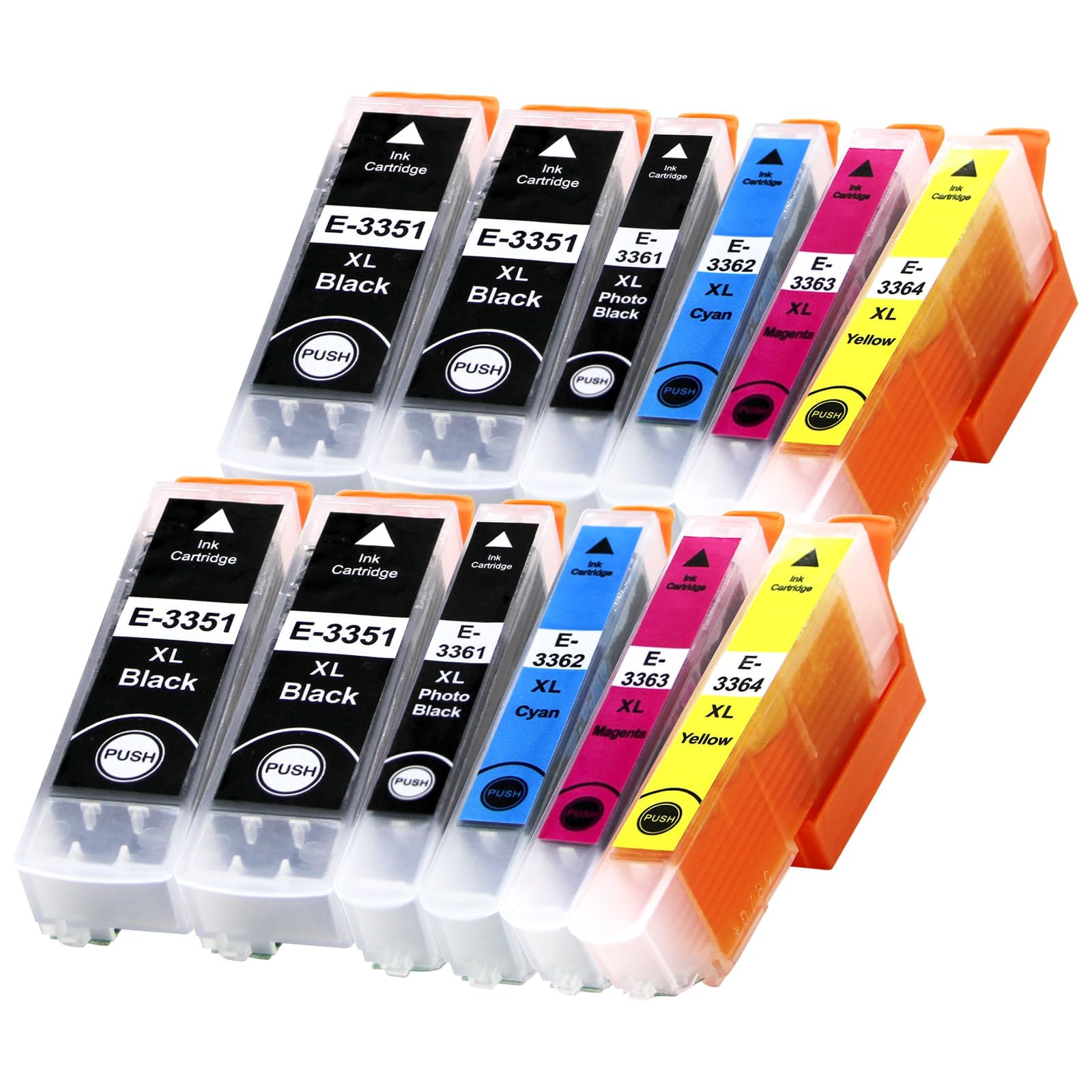 JoyPrinting 33XL Ink Cartridges Replacement for Epson 33 33 XL for Epson Expression Premium XP-630 XP-635 XP-640 XP-645 XP-830 XP-900X XP540 XP635 XP640 XP830 XP7100 XP-530 XP-540 XP-7100 (12PK)