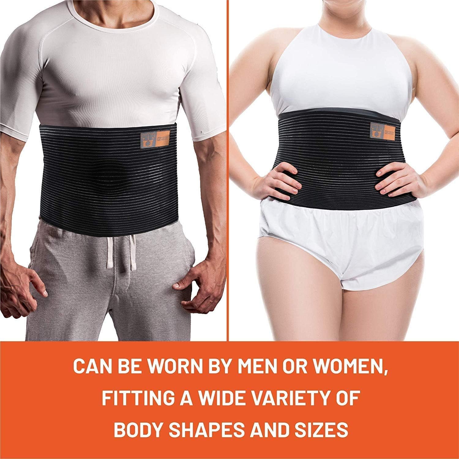 Plus Size Umbilical Hernia Support Belt I Pain and Discomfort Relief from Umbilical, Navel, Ventral and Incisional Hernias I Hernia Binder for Big Men and Large Women I XXL/2XL: Health & Personal Care