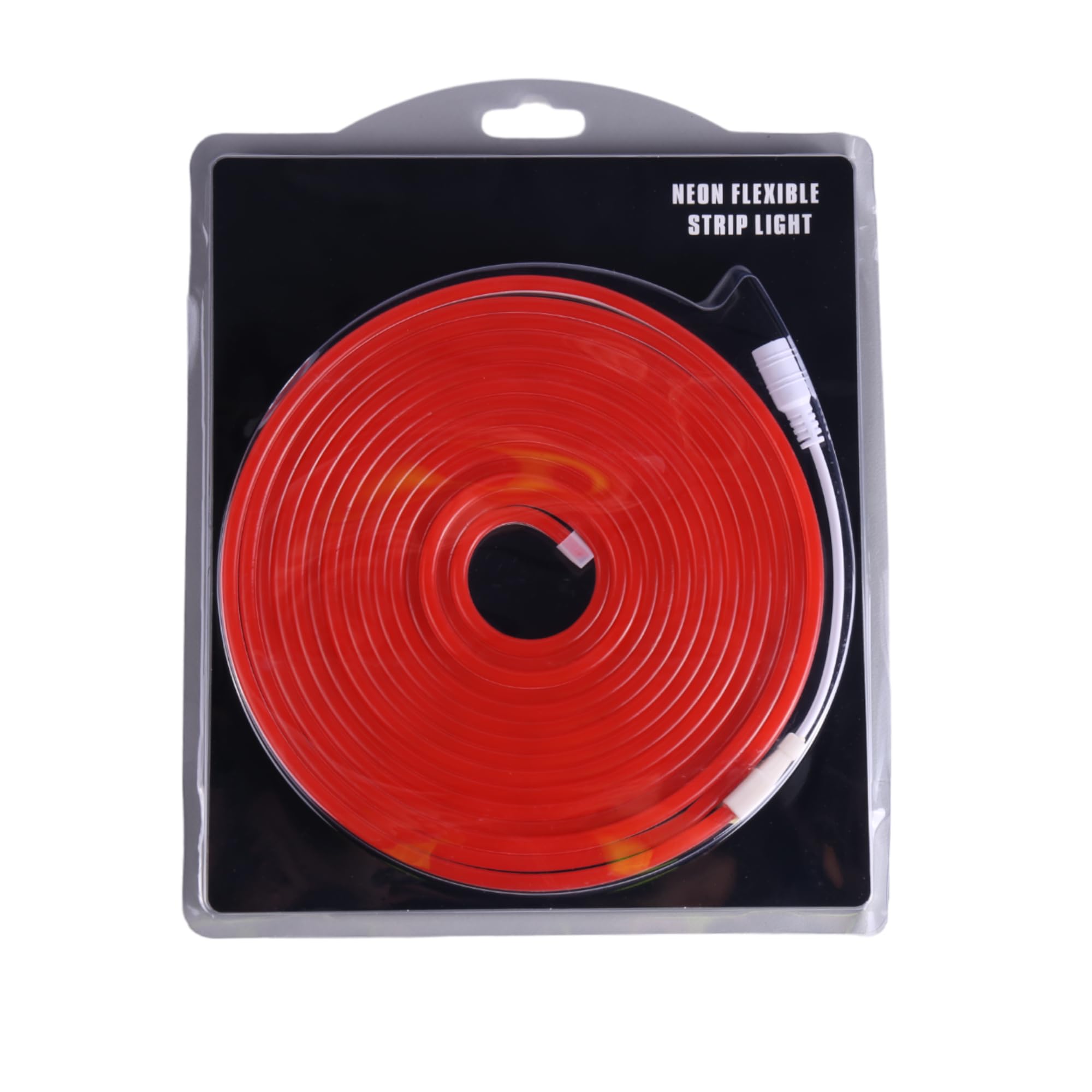 JANDEI - Flexible Neon Led Light Strip 12V, 5M 6x12mm 120 Leds/Meters. Cut every 2.5cm. Indoor and Outdoor Decoration, Perfect for Home, Business, Signs... (RED)