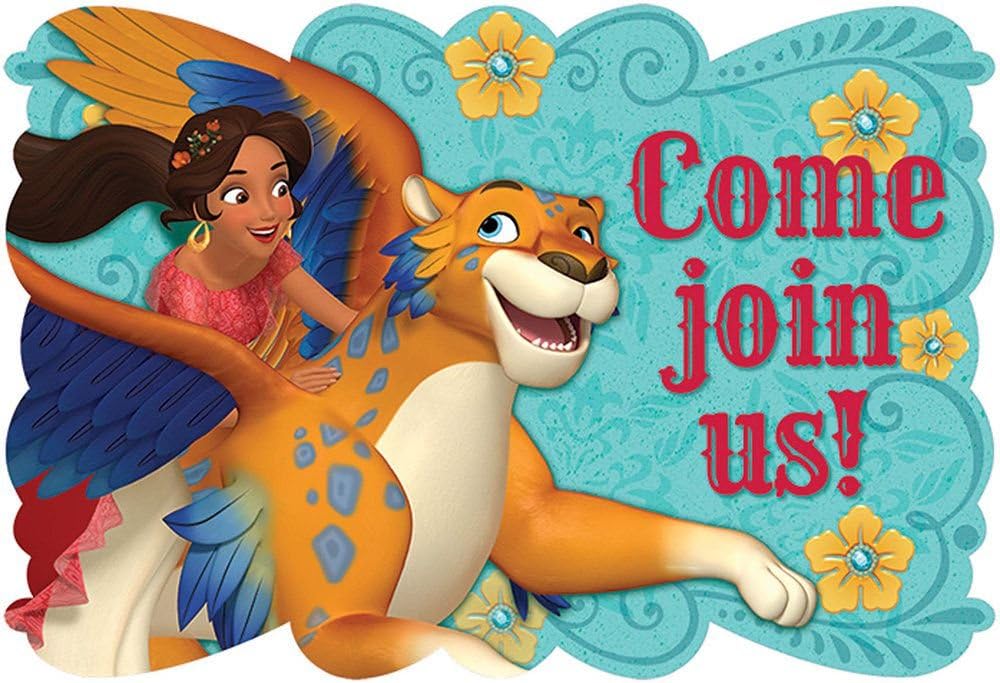 Disney Elena of Avalor Birthday Invites 16 Count