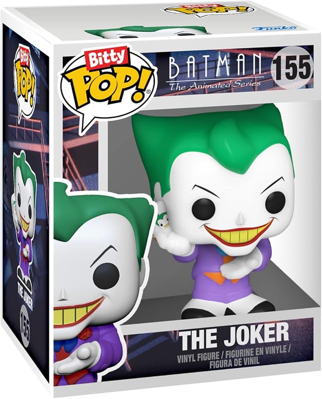 Funko bitty pop! dc - harley quinn, o coringa, a hera venenosa e uma minifigura surpresa misteriosa - 0,9 polegadas (2,2 cm) ​​- dc comics colecionável - prateleira empilhável incluída - ideia para presente — foto 8 de 8