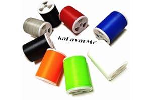 (8pcs*240yd) Kalavarma Rod Wrapping Thread for Fishing Rod Wrapping Thread Rod Building Repair