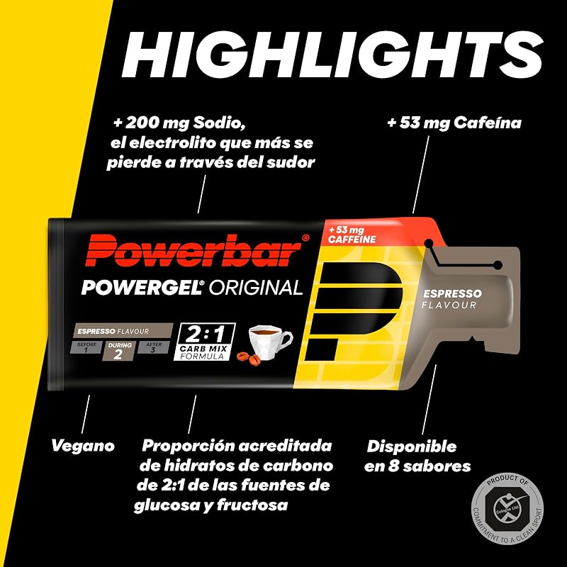 PowerGel (24x41g) Espresso (com cafeína)